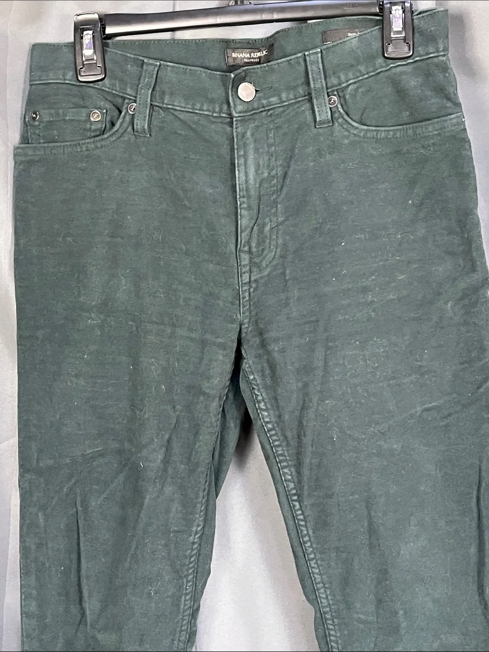 Banana Republic Classic Men's Green brushed velvet pants 29x30